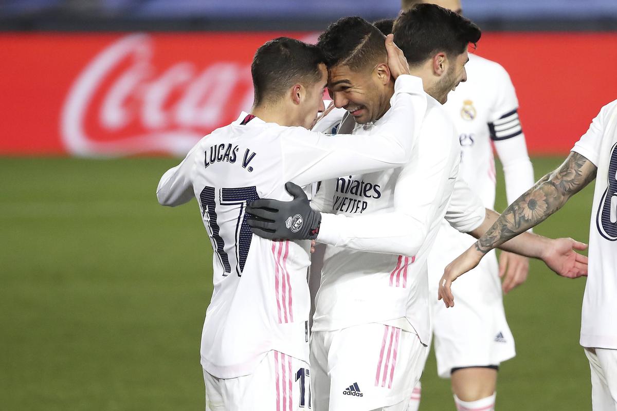 REAL MADRID - CELTA VIGO 2-0.  VIDEO + FOTO. Real Madrid, start perfect în 2021! Elevii lui Zidane au urcat pe primul loc în Spania