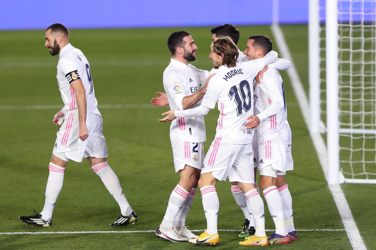 REAL MADRID - CELTA VIGO 2-0.  VIDEO + FOTO. Real Madrid, start perfect în 2021! Elevii lui Zidane au urcat pe primul loc în Spania