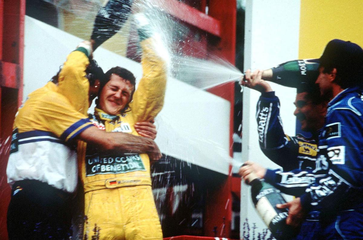 Fotografii spectaculoase din cariera lui Michael Schumacher
