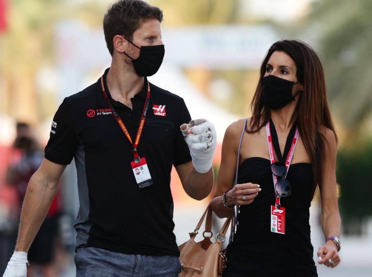 Ea îl ajută pe pilotul Romain Grosjean să se refacă după accidentul teribil din Formula 1