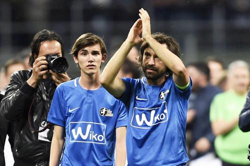 Niccolo și Andrea Pirlo, în 2018 // foto: Imago Images