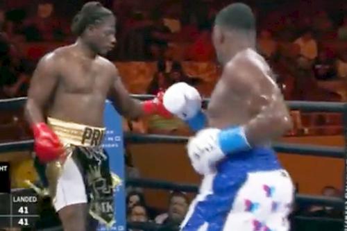 Charles Martin părea pierdut după lovitura încasată în runda a 6-a // foto: captură Twitter