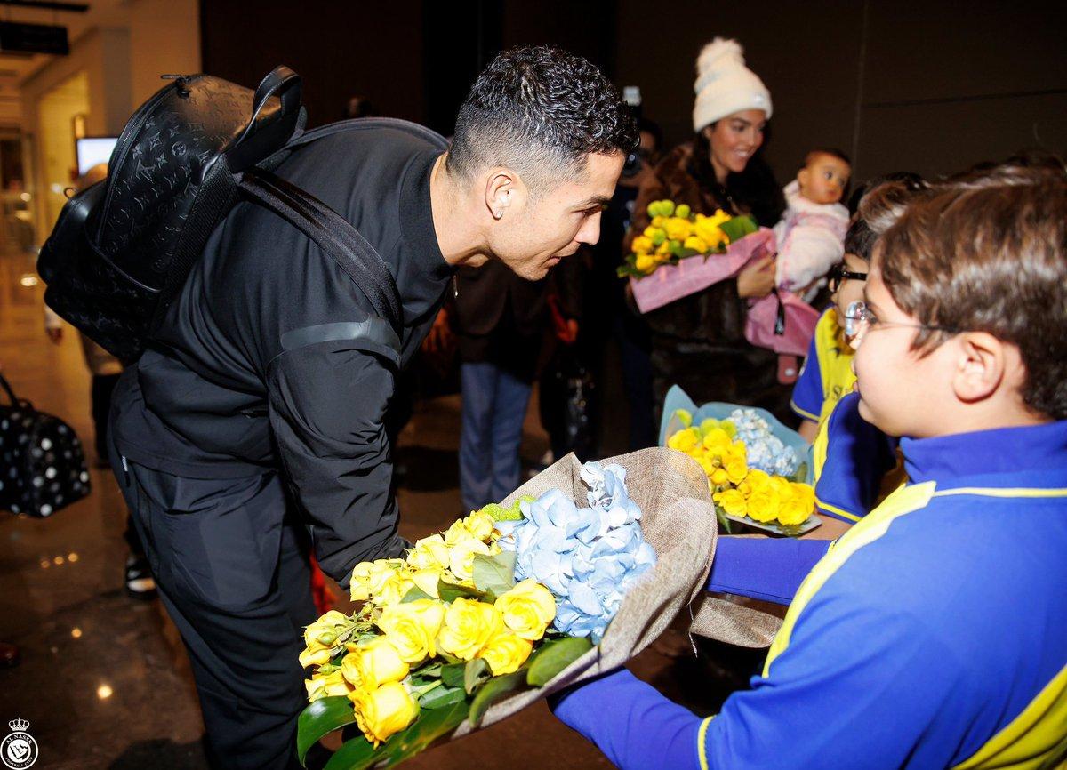 Fatma Fahad - jurnalista de la prezentarea lui Ronaldo la Al-Nassr