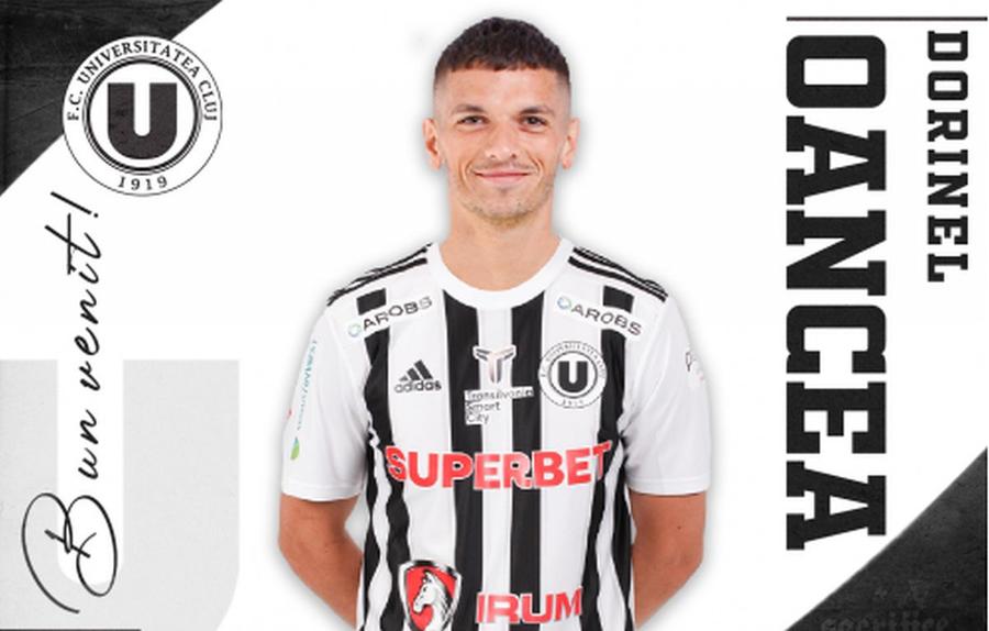 Dorinel Oancea s-a înțeles cu Universitatea Cluj Universitatea Cluj a rezolvat primul transfer de la venirea lui Ioan Ovidiu Sabău: „Bun venit în familie”