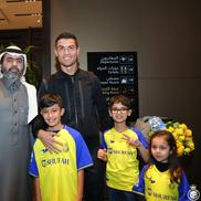 Cristiano Ronaldo, sosire în Arabia Saudită, foto: twitter Al Nassr