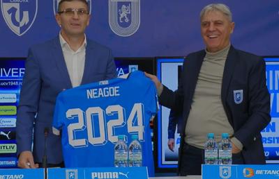Eugen Neagoe, prezentat la Universitatea Craiova: „Îmi doresc să aducem titlul” » Toate declarațiile lui „Geană”: „E posibil să mai apară un jucător nou, nu e român”