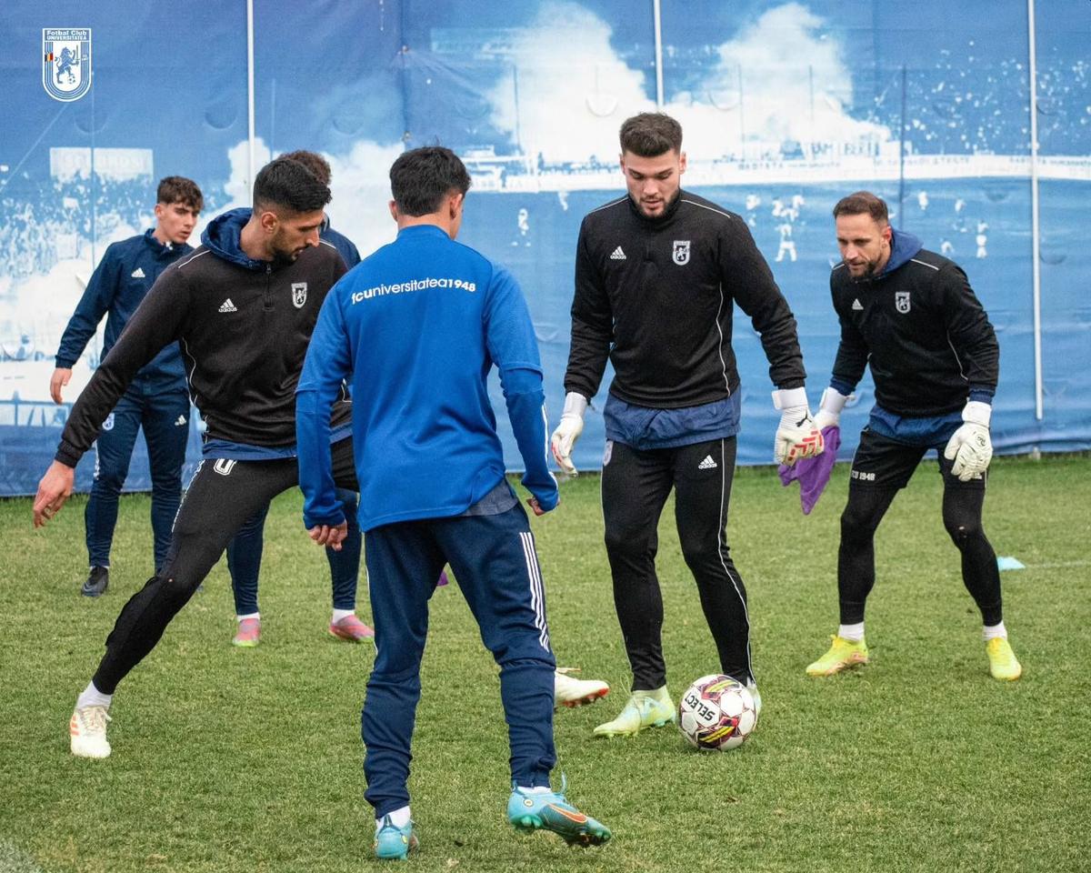 Antrenament FCU Craiova 3 ianuarie 2024