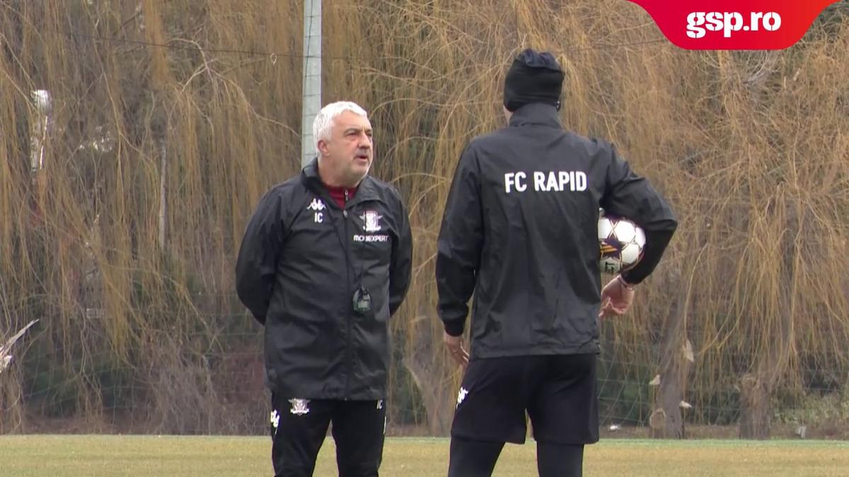 Rapid s-a reunit azi la baza Constructorul
