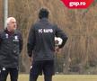Rapid s-a reunit astăzi: 28 de jucători sub comanda lui Bergodi » Surprize-surprize. Cine l-a impresionat pe reporterul GSP: „Că tot ziceți că sunt firav”