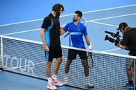 Novak Djokovic a fost răpus la Brisbane de uriașul american Reilly Opelka
