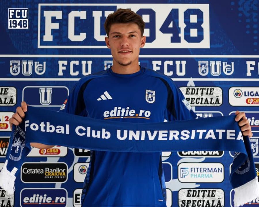 Răzvan Bălașa / foto: Facebook Fotbal Club Universitatea 1948 Mititelu se laudă că a găsit următorul star al Olteniei: „De la Gică Popescu n-am mai avut așa ceva!”