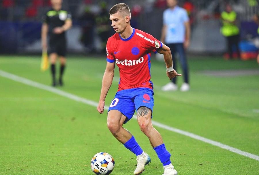 Florin Tănase, în tricoul FCSB/ FOTO Cristi Preda (GSP) Marica s-a întâlnit cu Florin Tănase și l-a luat tare: „Băi, arată urât, sunt camere peste tot!” » Ce i-a răspuns „decarul”