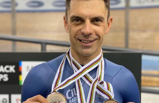 Eduard Novak a luat 3 medalii la Campionatul Mondial de Paraciclism pe Velodrom