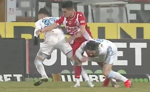 Ante Vukusic (29 de ani, atacant) a ieșit rapid în evidență, la doar două minute după ce a debutat pentru FCSB, chiar în derby-ul cu Dinamo.