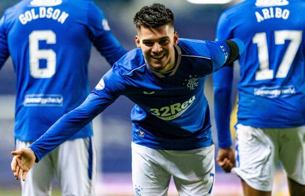 Ianis Hagi, cel mai bun în Rangers - St. Johnstone 1-0 » VIDEO cu execuția superbă a românului