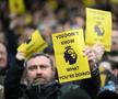Protest la Everton - Tottenham! Au intrat peste Crouch și au acoperit imnul Premier League: „Nu știți ce faceți!”