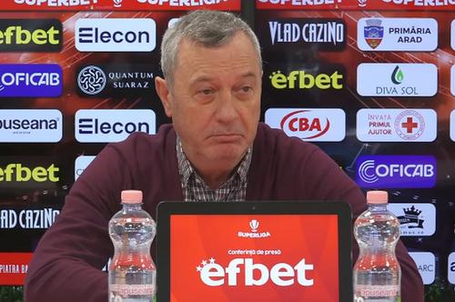 Mircea Rednic, antrenorul lui UTA