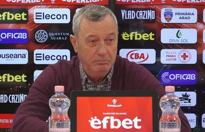 Rednic, după ce omul de bază i-a fost transferat de CFR: „Legi făcute pentru jucători și impresari! E neplăcut, stai și te întrebi...”