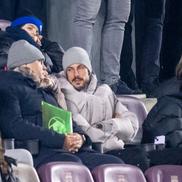 Jakub Hromada, cu geacă și căciulă gri/ foto Raed Krishan (GSP)