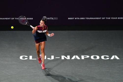 Jaqueline Cristian are drept cel mai bun rezultat la Cluj-Napoca atingerea sferturilor de finală FOTO Imago Images