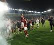 Rapid a învins-o pe Oțelul, scor 2-1, în runda cu numărul 24 din Superligă. Ermal Krasniqi (25 de ani), kosovarul din echipa gazdelor, a aflat în fața galeriei sexul viitorului copil.