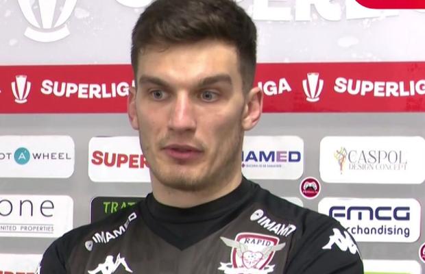 Marian Aioani, declarații curajoase după ce Rapid a învins-o pe Oțelul: „Mergem la Cluj să câștigăm. Vreau să mă bat la titlu!”