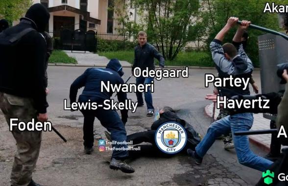 Cele mai tari memeuri după ce Arsenal a „demolat-o” pe Manchester City » Pep Guardiola: „Încrederea în forțele noastre este foarte fragilă”