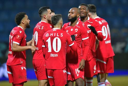 Hakim Abdallah a marcat două goluri în Slobozia - Dinamo/ foto Cristi Preda (GSP)