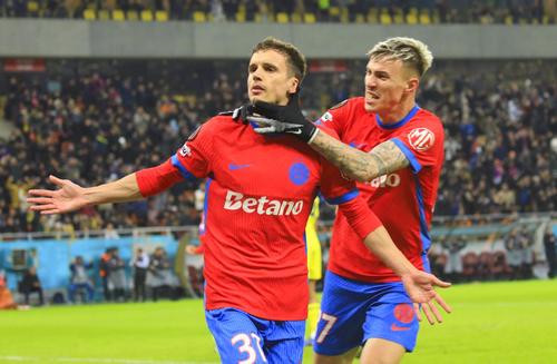 Juri Cisotti a reușit două goluri și un assist la FCSB în acest an, foto: Imago Images