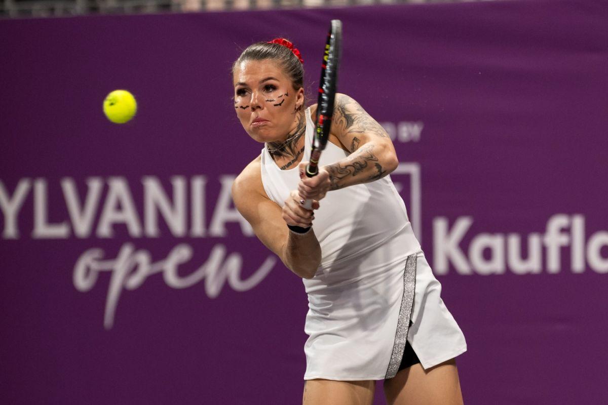 Oleksandra Oliynykova, jucătoarea de tenis cu tatuaje faciale