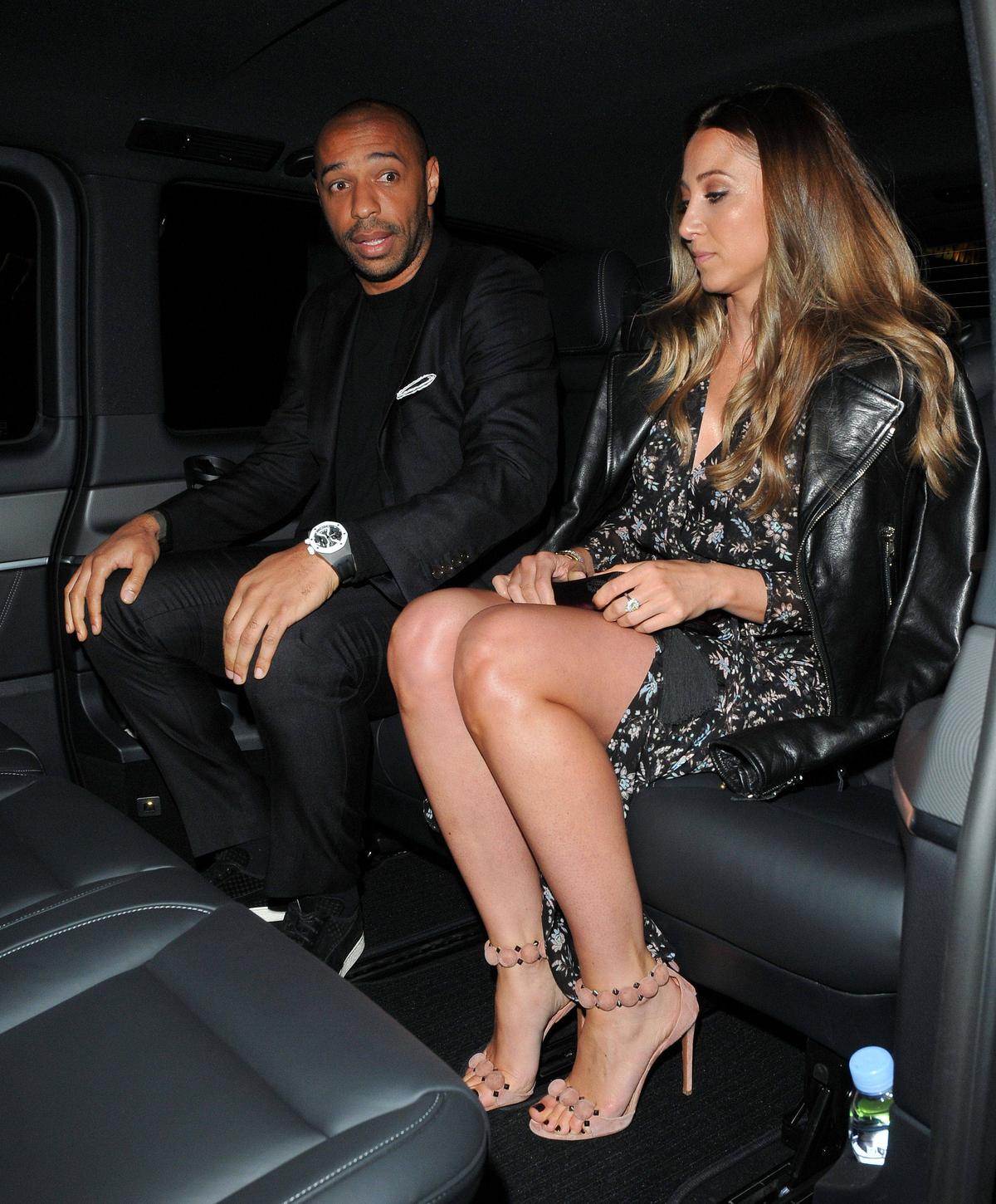 Thierry Henry, apariție rară alături de misterioasa lui iubită!