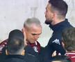 Cristi Manea, în lacrimi după Hermannstadt - Rapid, consolat de colegi / foto: captură Digi Sport