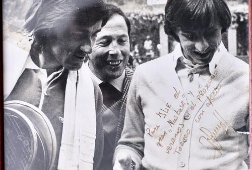 Ilie Năstase, stânga, și Johan Cryuff, dreapta, foto: arhiva lui Năstase/GSP