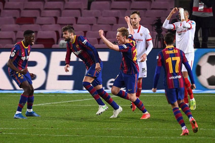 Barcelona s-a calificat în finala Copa del Rey, după ce a trecut - scor 3-0 - de Sevilla, în returul semifinalelor. Andaluzii câștigaseră prima manșă cu 2-0.
