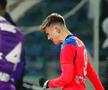 Octavian Popescu, lacrimi după FC Argeș - FCSB 1-0 / FOTO: Capturi @Telekom Sport 1