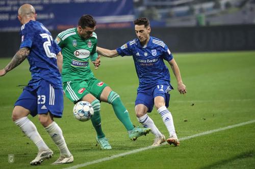 Sepsi OSK - FCU Craiova, în etapa #30 din Liga 1 (foto: Facebook @Fotbal Club Universitatea 1948)