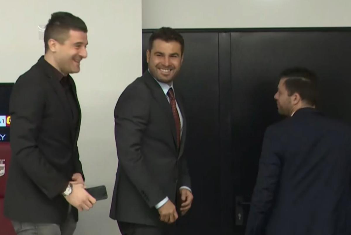 Moment amuzant la finalul conferinței lui Adrian Mutu: „Jos, jos, jos! CULCAT!” 