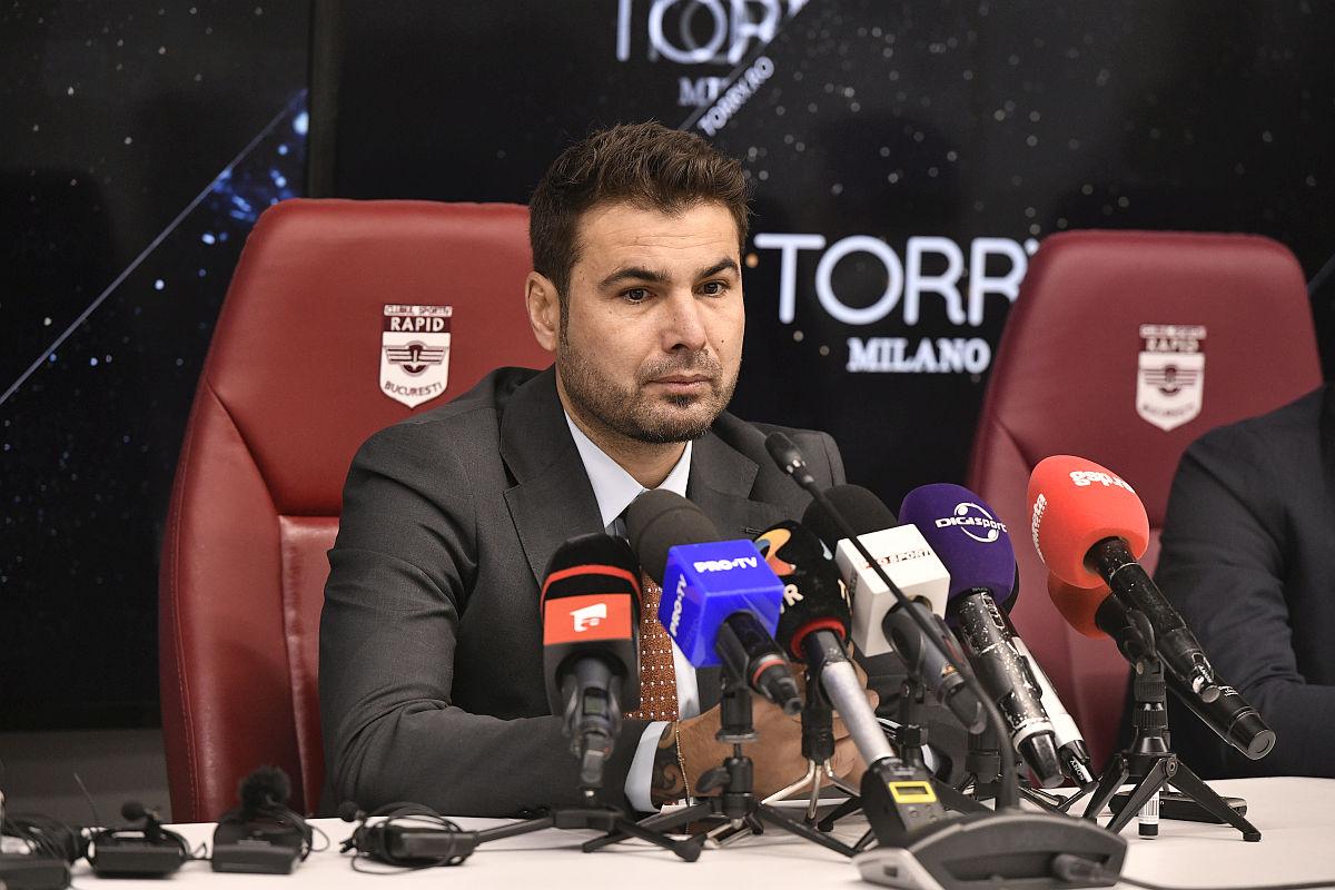 Adrian Mutu s-a enervat la prima conferință la Rapid: „Nu sunt pupincurist! Aveți niște întrebări... Dacă o vezi pe Sharon Stone ce faci?”
