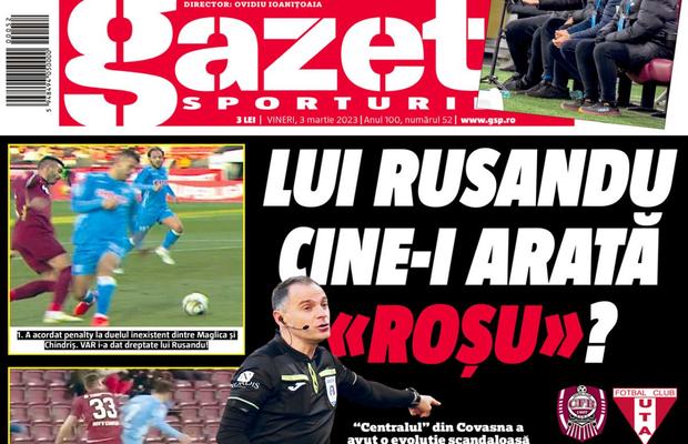 Ce fiasco de arbitraj! GSP cere cartonaș roșu pentru arbitrul Rusandu, gafeurul cu care și-a pierdut răbdarea chiar și Vassaras