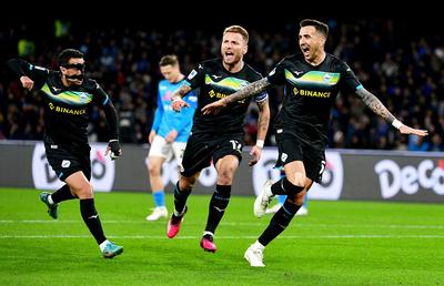 Napoli - Lazio 0-1 » Supergolul lui Vecino răpune liderul din Serie A! Prima înfrângere acasă pentru Napoli în acest sezon