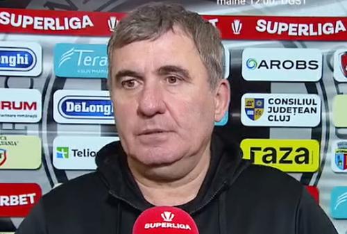 Gică Hagi, după U Cluj - Farul 2-0