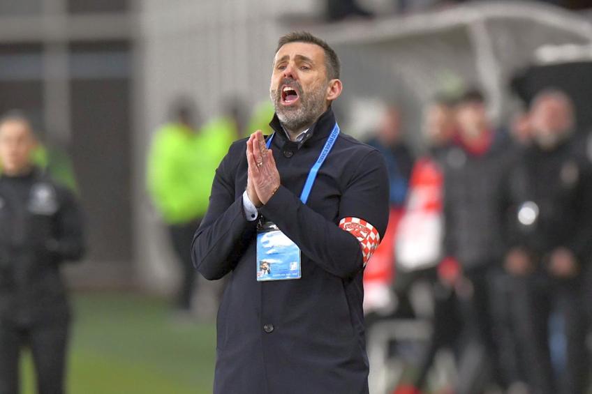 Zeljko Kopic, antrenorul lui Dinamo, la meciul cu Hermannstadt, foto: Cristi Preda