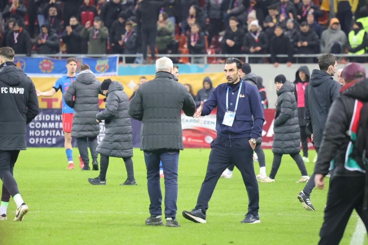 Imagini de la finalul meciului dintre Rapid și FCSB, 0-0 / Foto: Ionuț Iordache GSP
