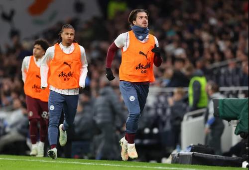 Jack Grealish, rezervă de lux la Manchester City