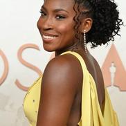 Coco Gauff pe covorul roșu la ceremonia de decernare a Premiilor Oscar