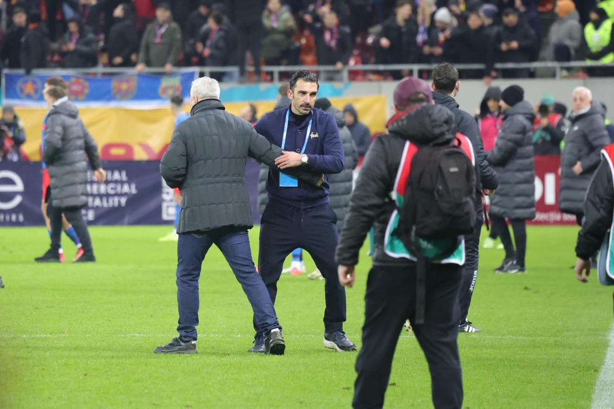 Imagini de la finalul meciului dintre Rapid și FCSB, 0-0 / Foto: Ionuț Iordache GSP