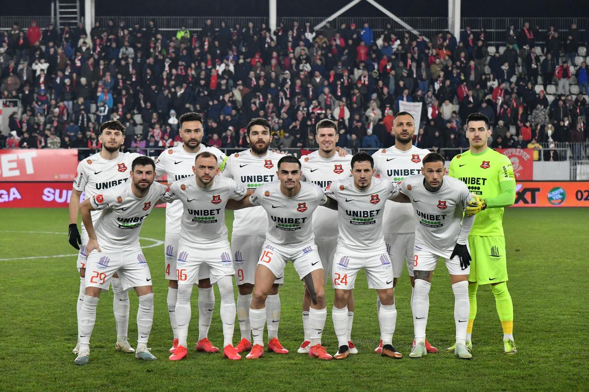 Dinamo - Hermannstadt, imagini din timpul partidei