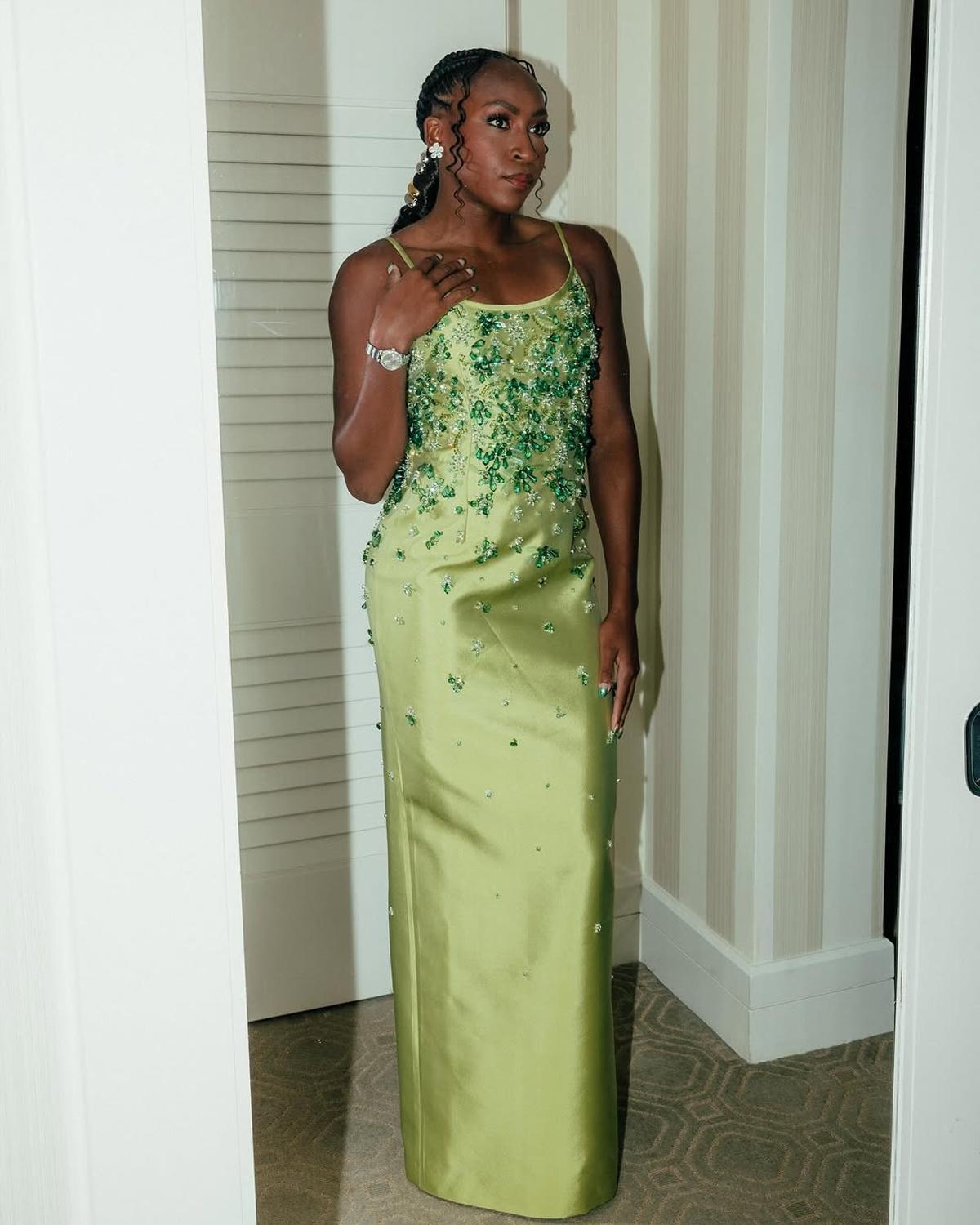Coco Gauff a strălucit pe covorul roșu la ceremonia de decernare a Premiilor Oscar + cui i s-ar potrivi rolul de actor sau actriță dintre colegii și colegele sale de circuit