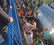 Scandal și bătaie generală la meciul din România! Poliția a intervenit de urgență