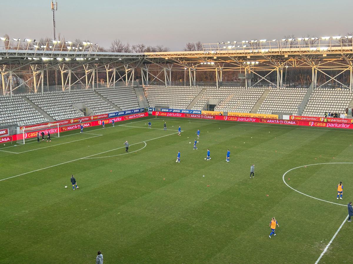 România - Moldova, la fotbal feminin, înainte de meci